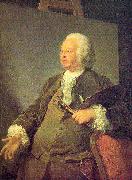 PERRONNEAU, Jean-Baptiste Portrait of the Painter Jean-Baptiste Oudry oil on canvas